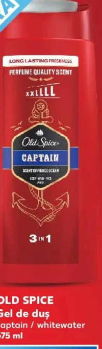 Old Spice gel de duș Captain / Whitewater 675 ml