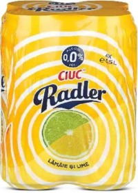 Ciuc Radler Lămâie și Lime fără alcool, 4x0.5l