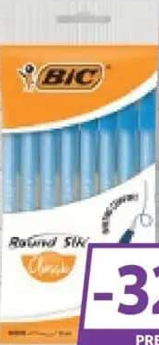 BIC Pix Round Stic albastru set 8 buc