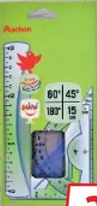 Auchan Set geometrie 4 piese mini