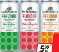 San Benedetto Băutură răcoritoare carbogazoasă cu apă minerală și arome diverse sortimente 0.33L