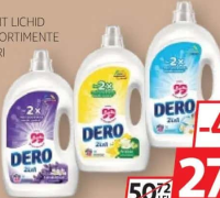 Dero Detergent lichid diverse sortimente 40 spălări 2L