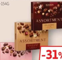 Roshen Praline de ciocolată diverse sortimente 145-154g