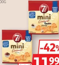 7 Days Mini croissante diverse sortimente 300g