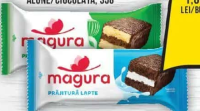 Magura prăjitură cu cremă de lapte/alune/ciocolată 35g