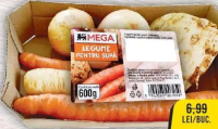 Mega Mix de legume pentru supă, 600g, România/Import