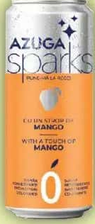 Azuga Apă carbogazoasă cu extract de mango/zeamură 330ml