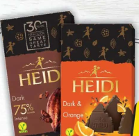 Heidi Dark Ciocolată amăruie diverse sortimente 80g