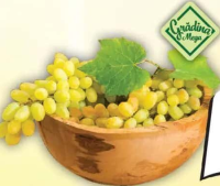 Grădina Mega Struguri albi fără sâmburi, cal. I, import