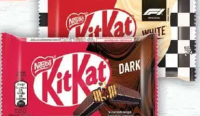 KitKat ciocolată albă/neagră cu interior crocant de napolitană 41.5g