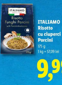 ITALIAMO Risotto cu ciuperci Porcini 175 g