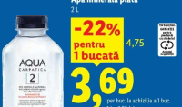 AQUA CARPATICA Apă minerală plată 2 L 1 bucată