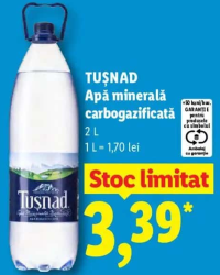 Tușnad Apă minerală carbogazificată 2 L