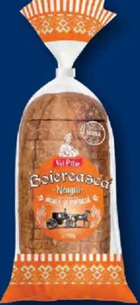 Vel Pitar Pâine Boierească neagră feliată 700 g