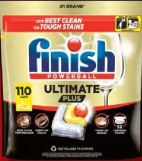 Finish Ultimate Capsule pentru mașina de spălat vase Lemon 110 capsule