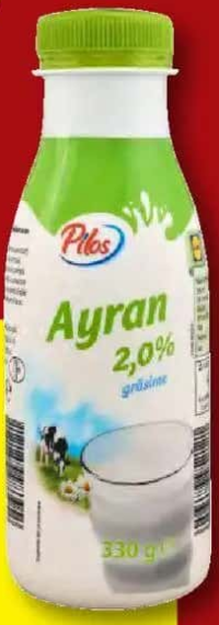 PILOS Ayran 2% grăsime 330ml