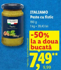 Italiamo Pesto cu fistic 190 g