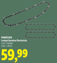 Parkside Lanțuri pentru fierăstrău 1 set / 2 bucăți