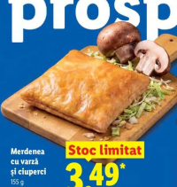 Lidl Merdenea cu varză și ciuperci 155 g
