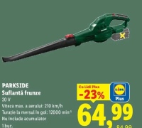 PARKSIDE Suflantă frunze 20 V