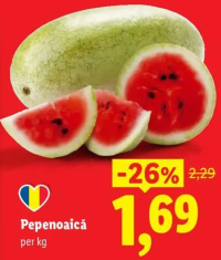 Pepenoaică per kg
