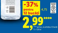 AQUA CARPATICA Apă minerală plată 2 L 12 bucăți
