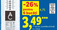 AQUA CARPATICA Apă minerală plată 2 L 6 bucăți