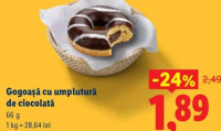 Lidl Gogoașă cu umplutură de ciocolată 66 g