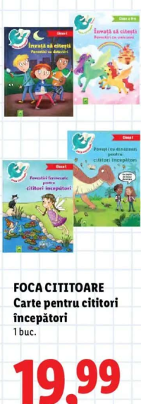 FOCA CITITOARE Carte pentru cititori începători