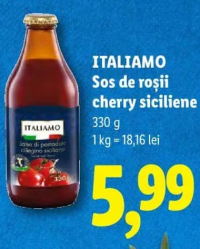 Italiamo Sos de roșii cherry siciliene 330 g