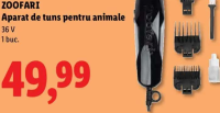 ZOOFARI Aparat de tuns pentru animale 1 buc.