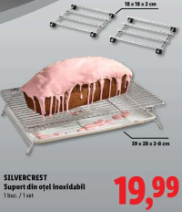 Silvercrest Suport din oțel inoxidabil 1 buc. / 1 set