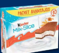 KINDER Felie de lapte 10 x 28 g