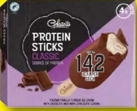 Gelatelli Înghețată proteică clasic / migdale 4 x 45,5 g
