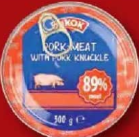 Pikok Conservă din rasol și carne tocată de porc 300 g