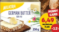 Milkeria Unt German 82% grăsime 250 g
