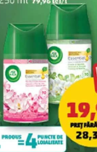 AIR WICK ODORIZANT CAMERĂ diverse sortimente, 250 ml