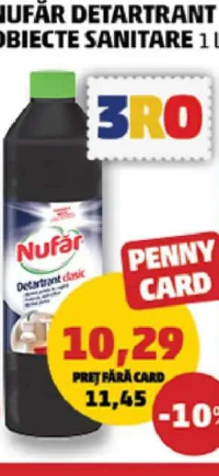 Nufăr Detartrant Obiecte Sanitare 1 l