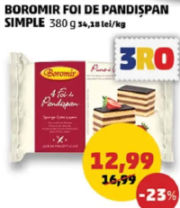 BOROMIR FOI DE PANDIȘPAN SIMPLE 380 g