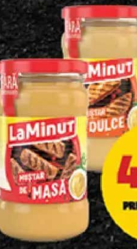 La Minut Muștar dulce 290 g / de masă 300 g