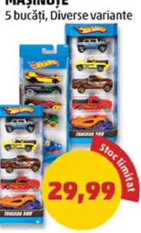 Hot Wheels Set Mașinuțe 5 bucăți