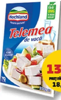 Hochland Telemea de vacă 50% grăsime 350 g