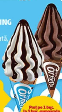 Cornetto King Înghețată vanilie / ciocolată 145 g