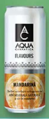 AQUA CARPATICA FLAVOURS MANDARINĂ 330 ml