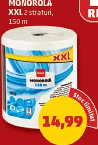 Penny Monorolă XXL 2 straturi 150m