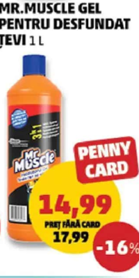 Mr. Muscle Gel Pentru Desfundat Tevi 1 l