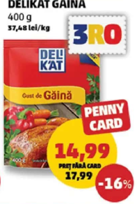 DELIKAT GĂINĂ 400 g