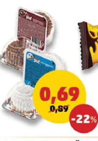 Eti Puf cu cocos/ cacao 16 g / 18 g
