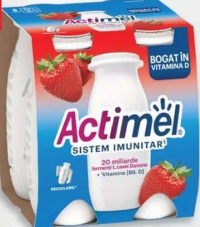Actimel Iaurt de băut cu fructe 4 x 100 g