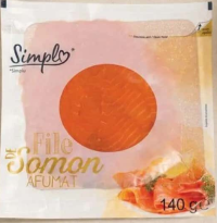 Simpl File de Somon afumat 140g